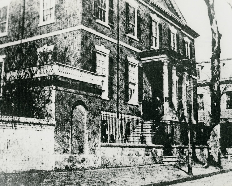 #63 George Newton House. Granby Street at College Place, 1909