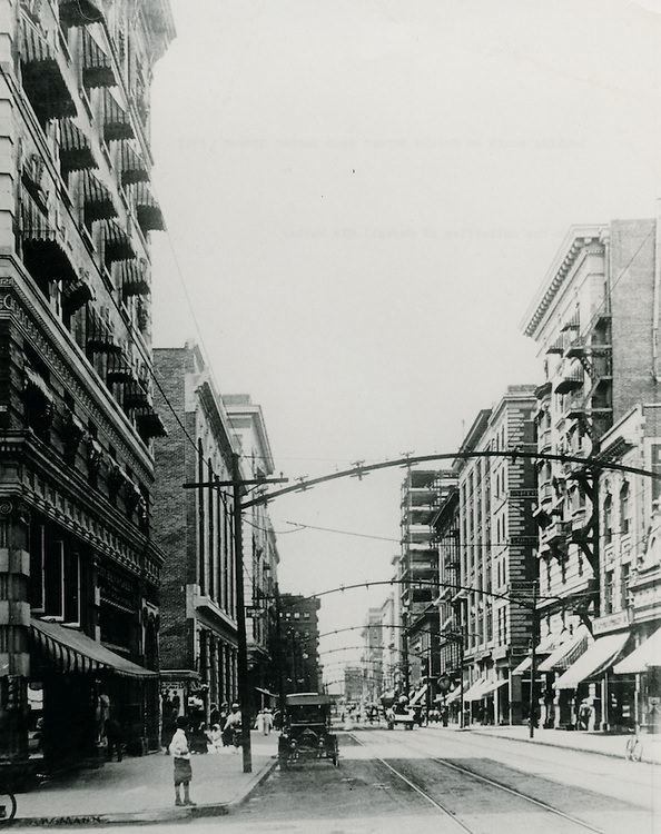#23 Looking South on Granby Street from Market Street, 1912