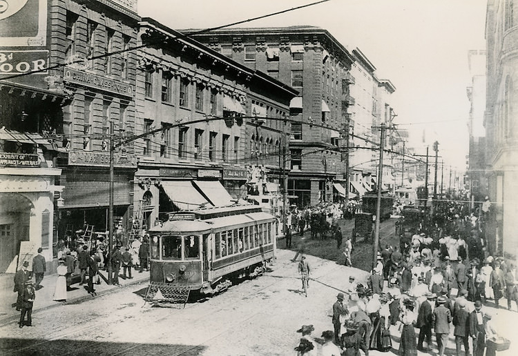 #24 Looking North on Granby Street from City Hall Avenue, 1911