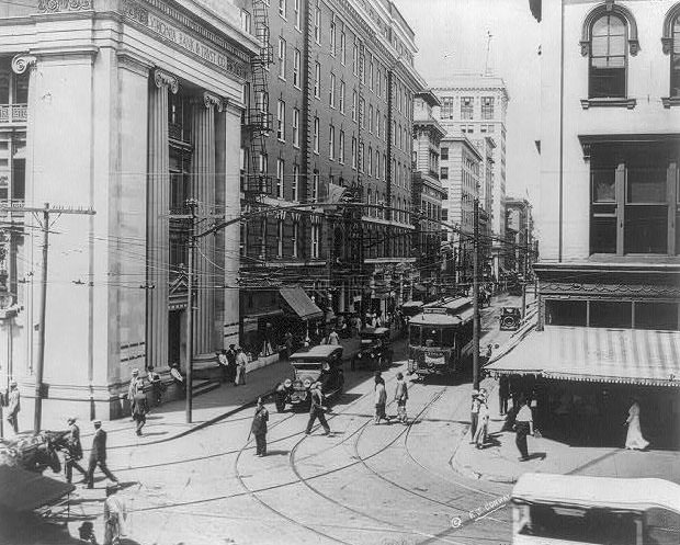 #11 Granby Street from the corner of Main Street, Norfolk, 1910s
