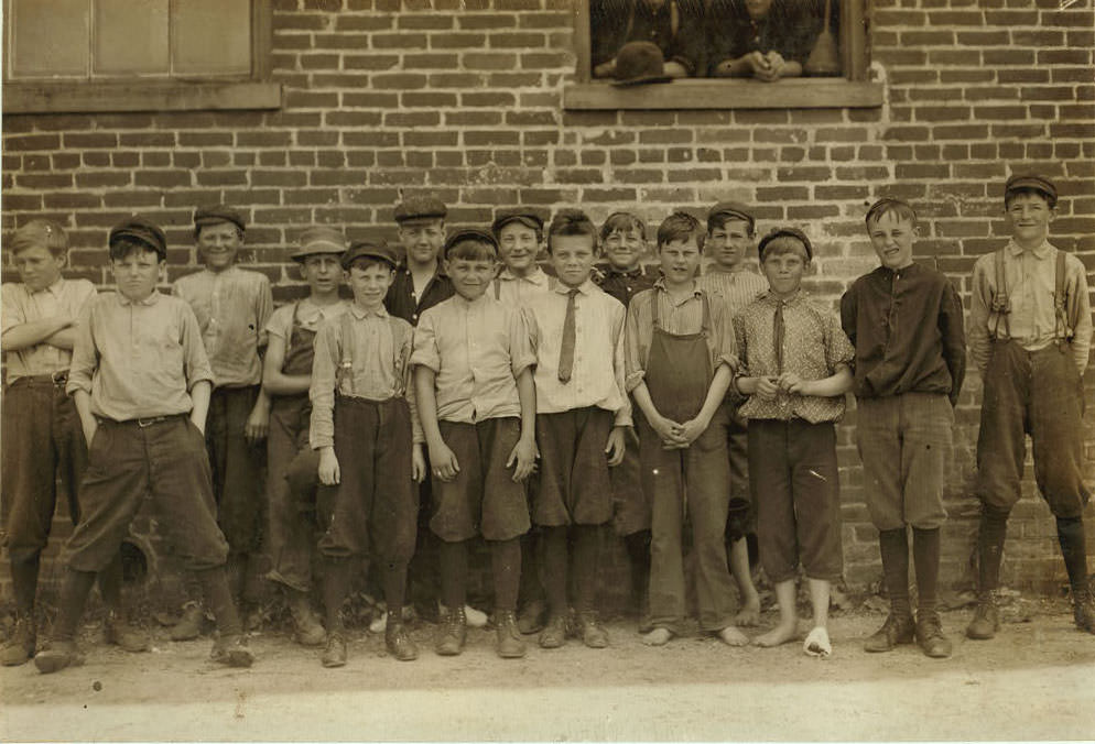#43 These boys, and others, work in the Chesapeake Knitting Mills, 1910s