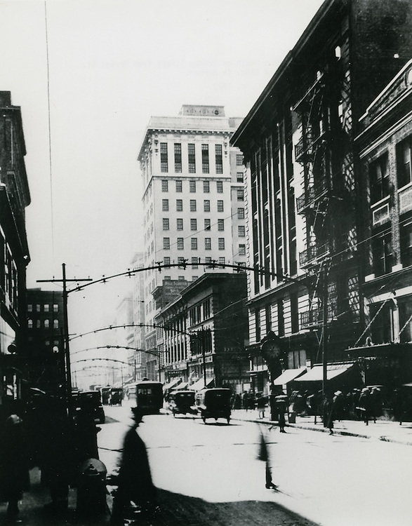 #11 Looking South on Granby Street from Market Street, 1922