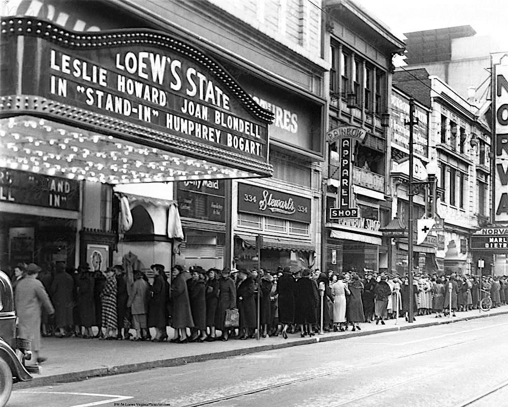 #14 Loew’s Theatre (Bogart) Granby St. Nov. 11, 1937