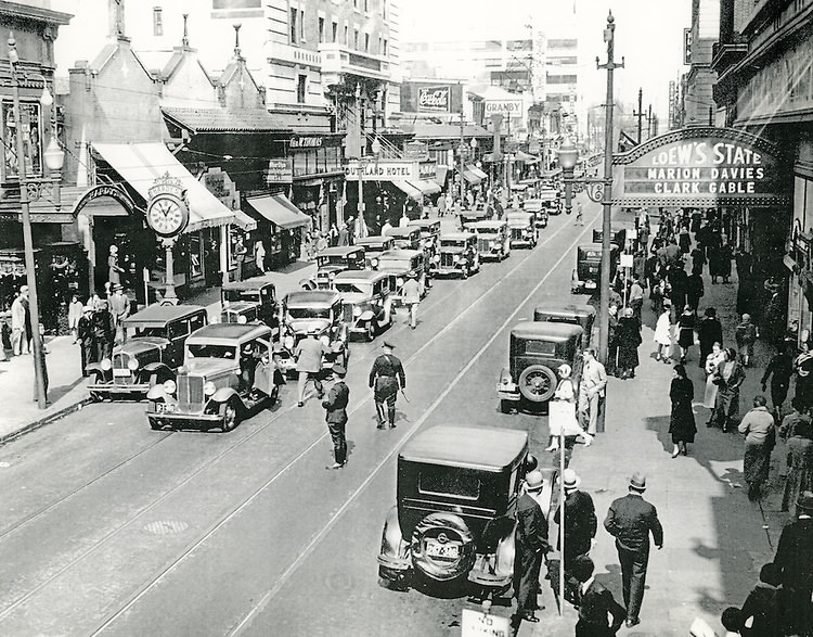 #40 Downtown West (A-1-3)..Granby Street .View looking North, 1930s