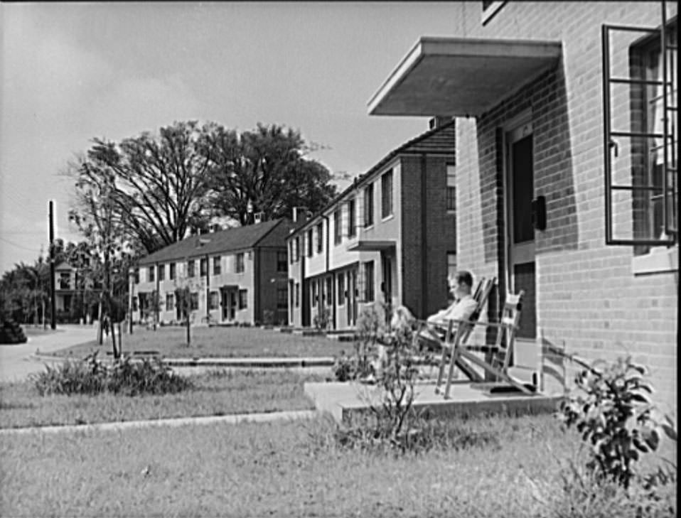 #184 War housing. Hale Homes, Portsmouth, Virginia, 1940s