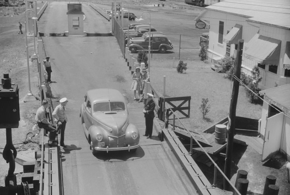 #189 The Norfolk end of the Norfolk-Cape Charles ferry, 1940