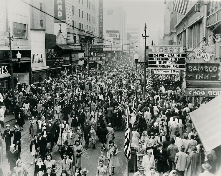 #92 Granby Street between College Place & Freemason Street, 1945