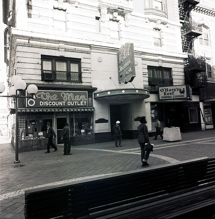 #114 Granby Street, Pedestrian mall, 1950s