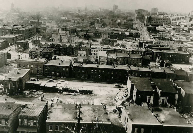 #39 Redevelopment..Slum Conditions.Looking South, 1952