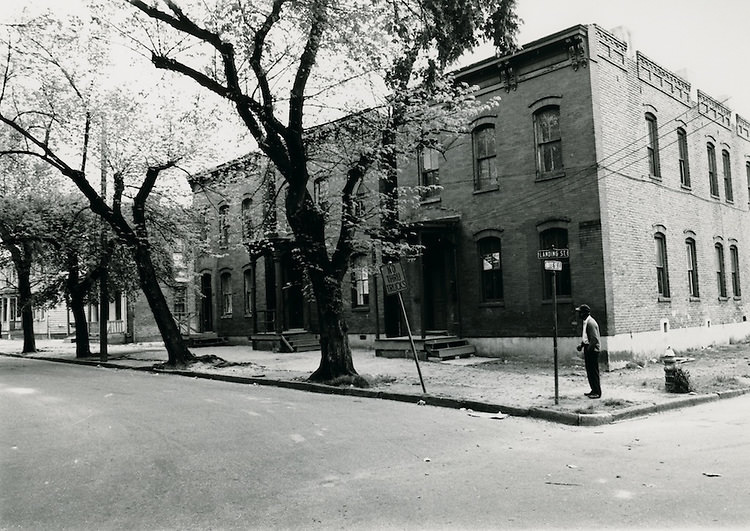 #54 Corner of Landing St & Bute St., 1950s