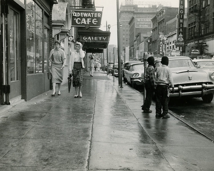 #77 Main Street looking West, 1958
