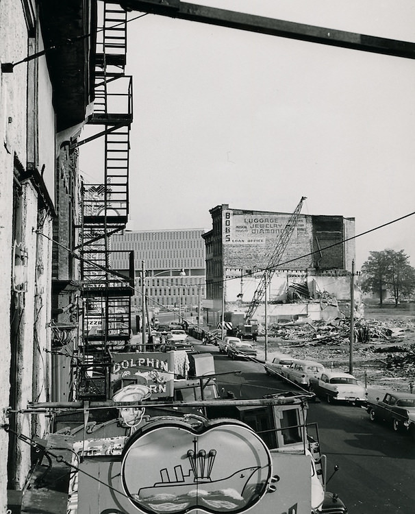 #105 Main Street looking East. January 02, 1962