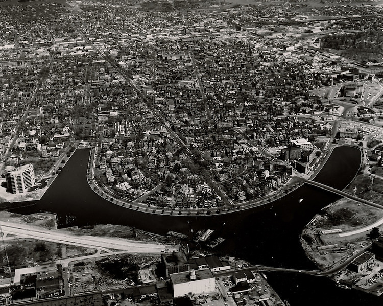 #126 View looking Northeast at Ghent, The Hague, Mowbray Arch. April 09, 1962