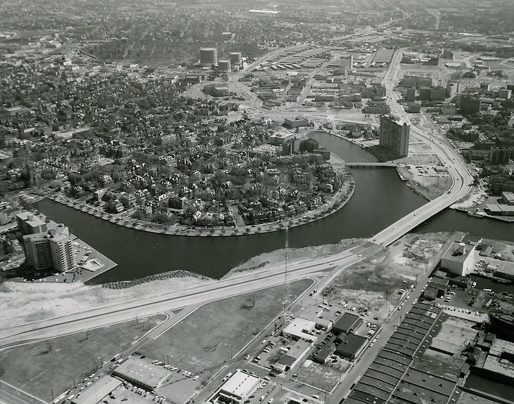 #128 View looking East.Ghent.Young Terrace in distance. February 19, 1965