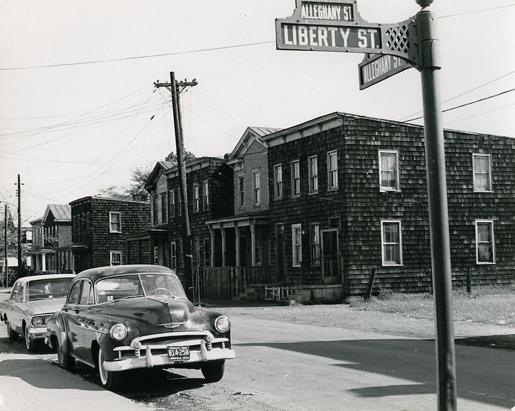 #59 Looking down Alleghany Street from corner of Liberty Street and Alleghany Street – October 21, 1966