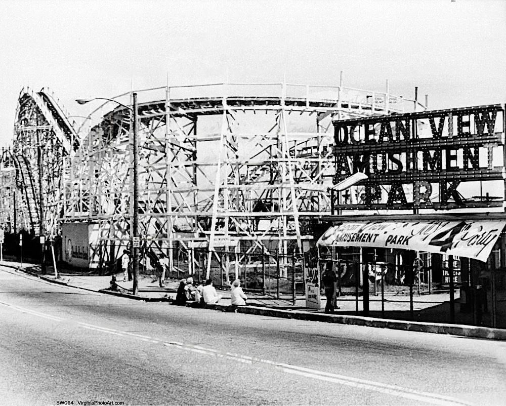 #1 Ocean View Amusement Park The Rocket Roller Coaster, 1979