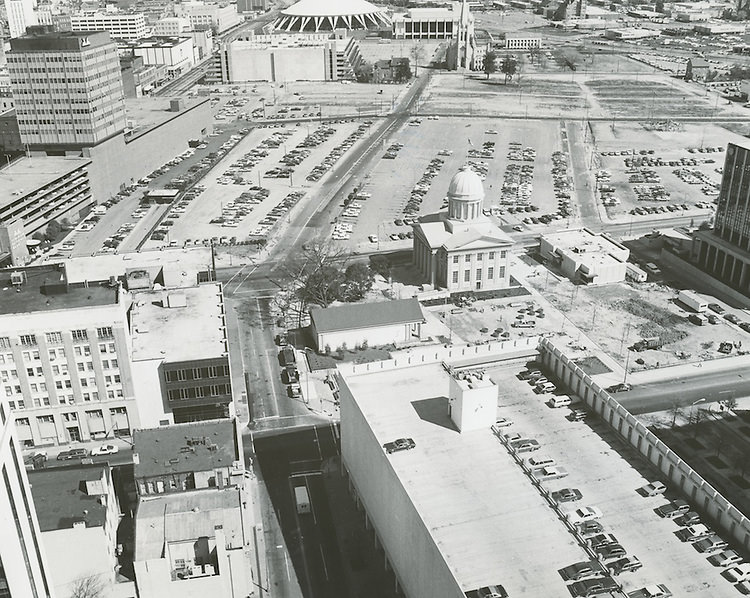 #47 View looking North at Macarthur Center Site, 1970s