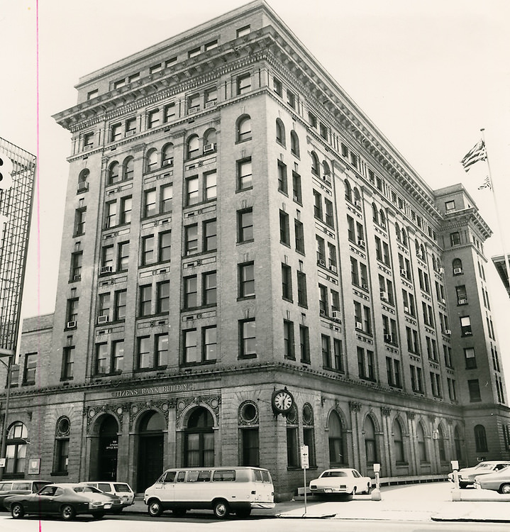 #50 Citizens Bank Building. Main Street, 1970s