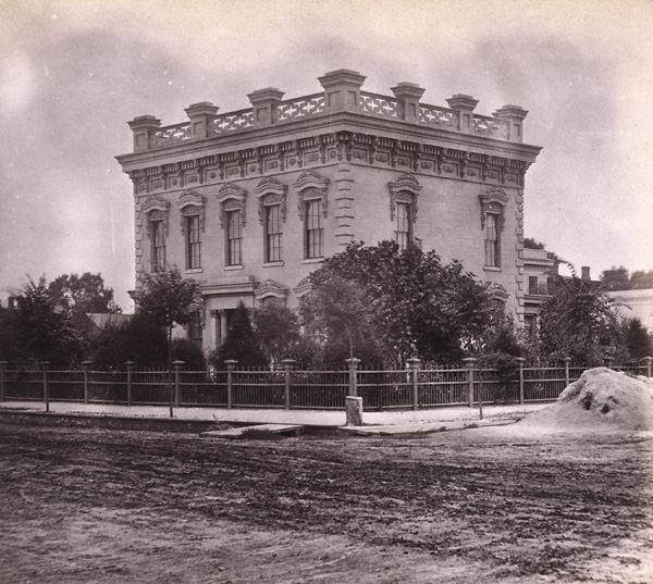 #119 Residence of Ex-Governor Stanford, Sacramento City, 1870