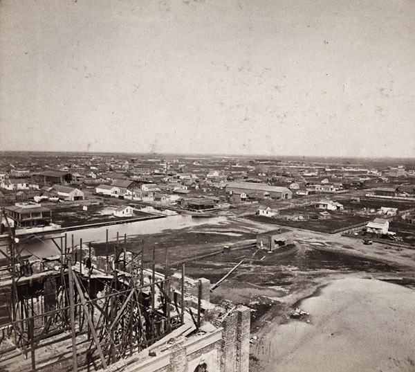 #123 Sacramento City from the new Capitol Building, Looking East, 1870s