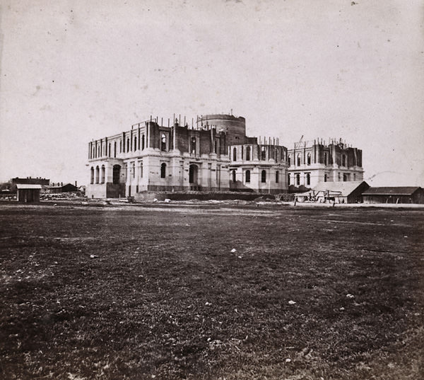 #131 The New Capitol Building, Sacramento City, 1870s