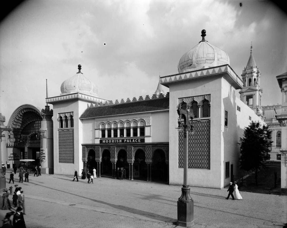 #141 The Moorish Palace concession on the Pike at the Louisiana Purchase Exposition, 1904