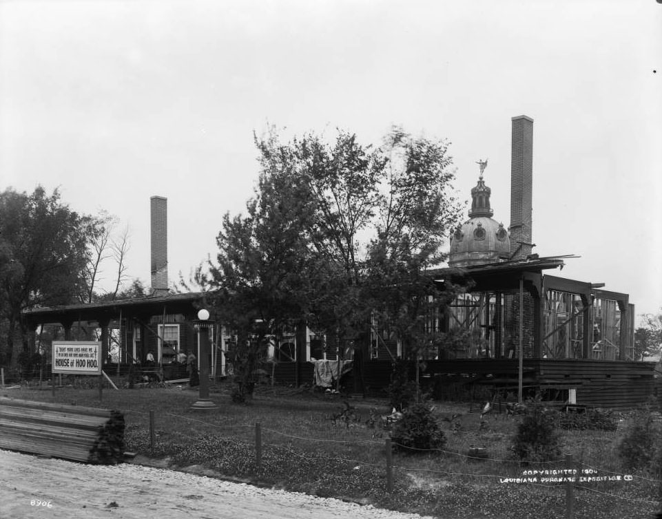 #166 House of Hoo-Hoo after fire destruction, 1904