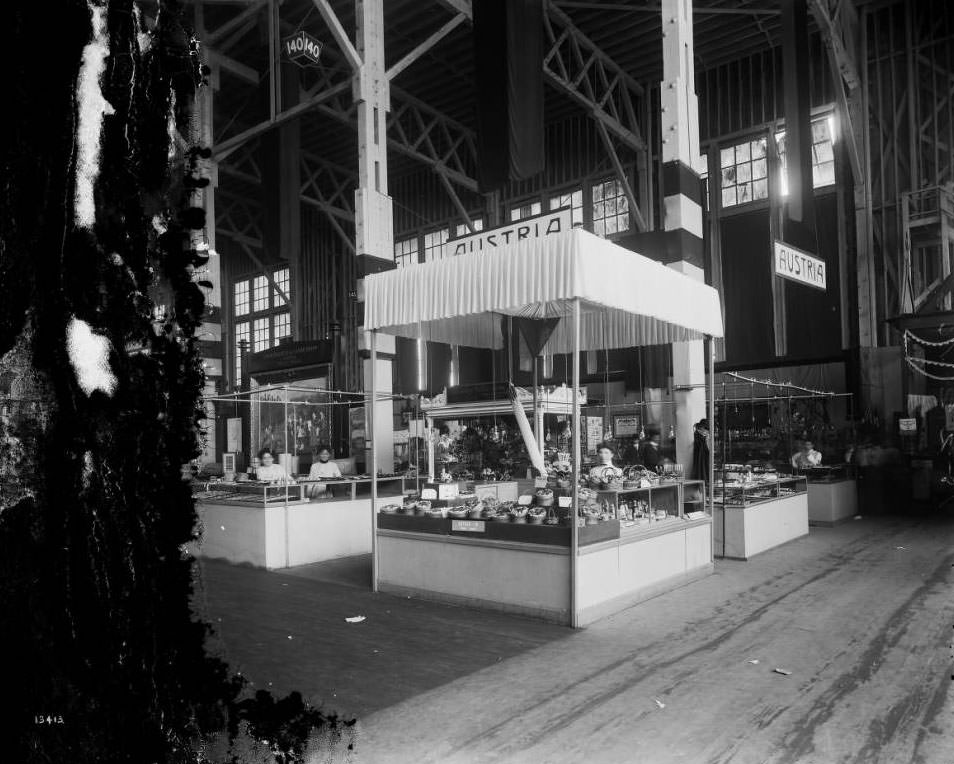 #170 Austria’s exhibit in the Palace of Agriculture at the Louisiana Purchase Exposition, 1904