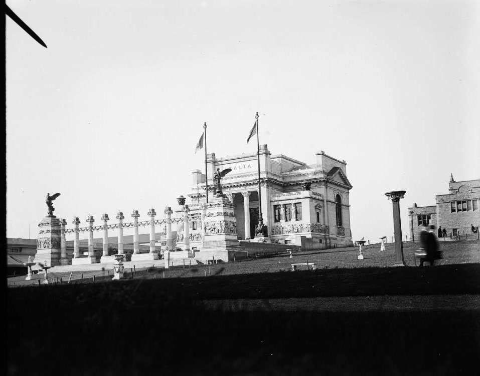 #172 A view of Italy’s pavilion for the Louisiana Purchase Exposition, 1904
