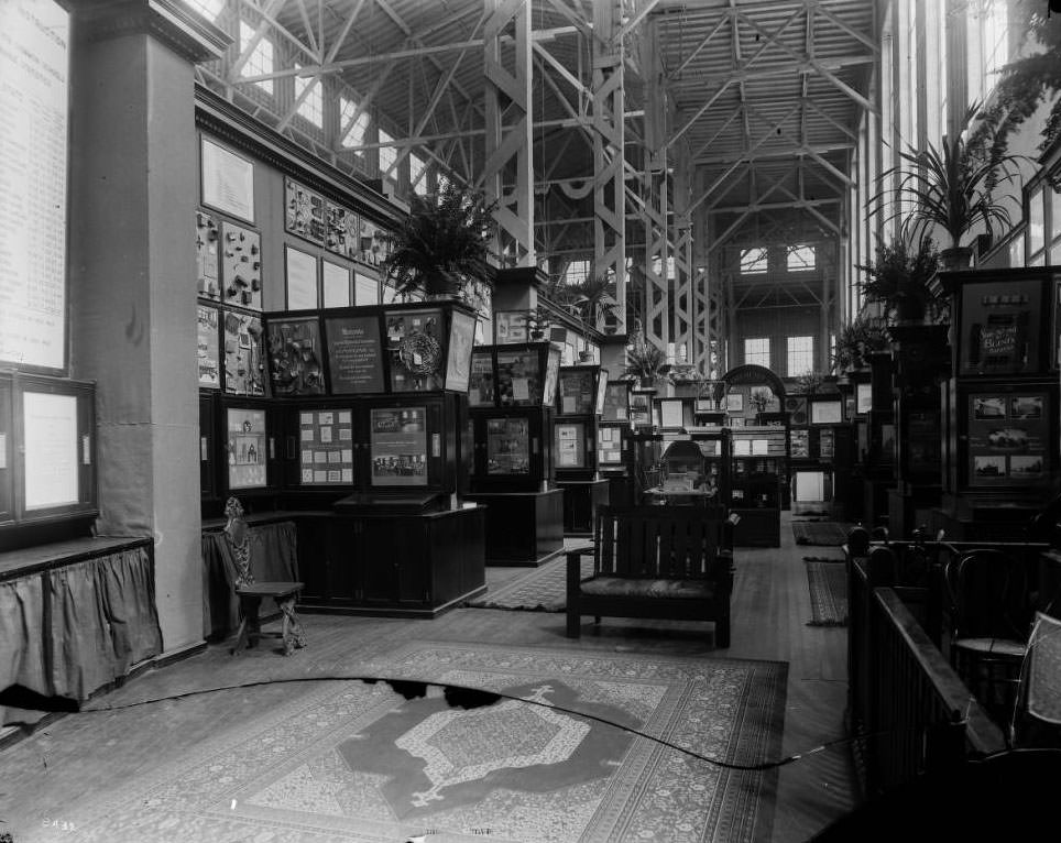#186 New York State exhibit in the Palace of Education and Social Economy, 1904
