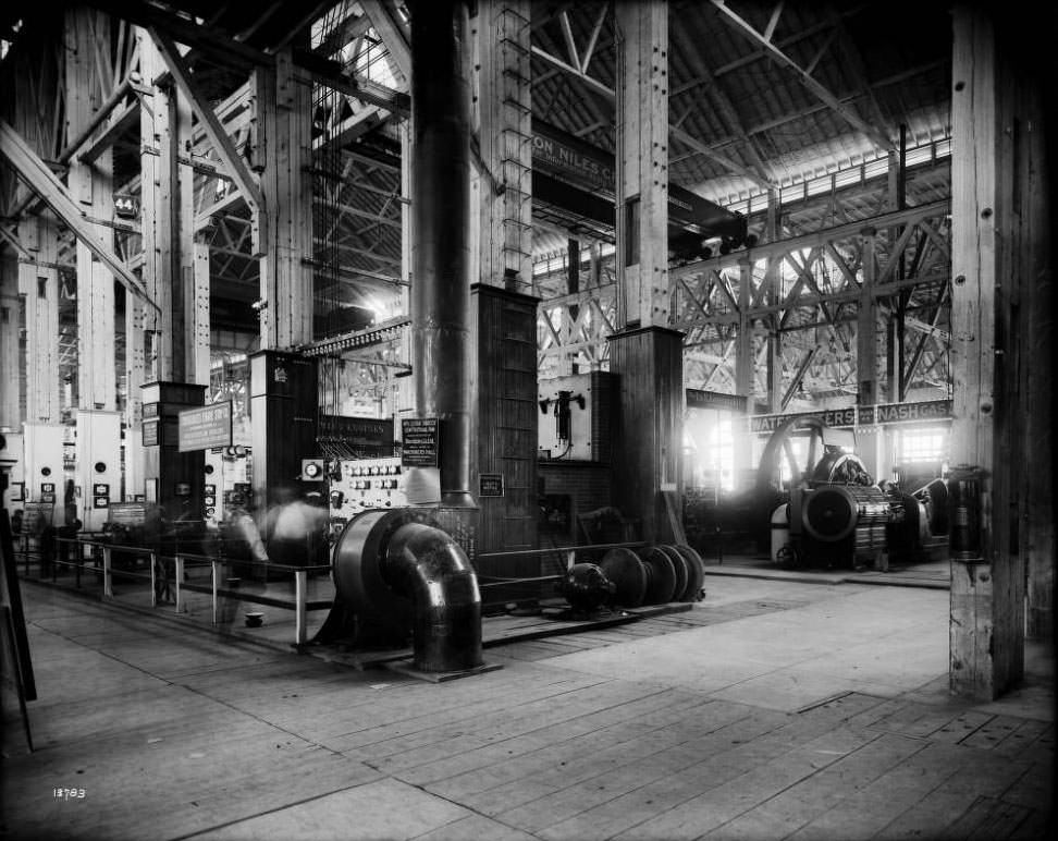 #197 A view of Block 44 in the Power Plant, 1904