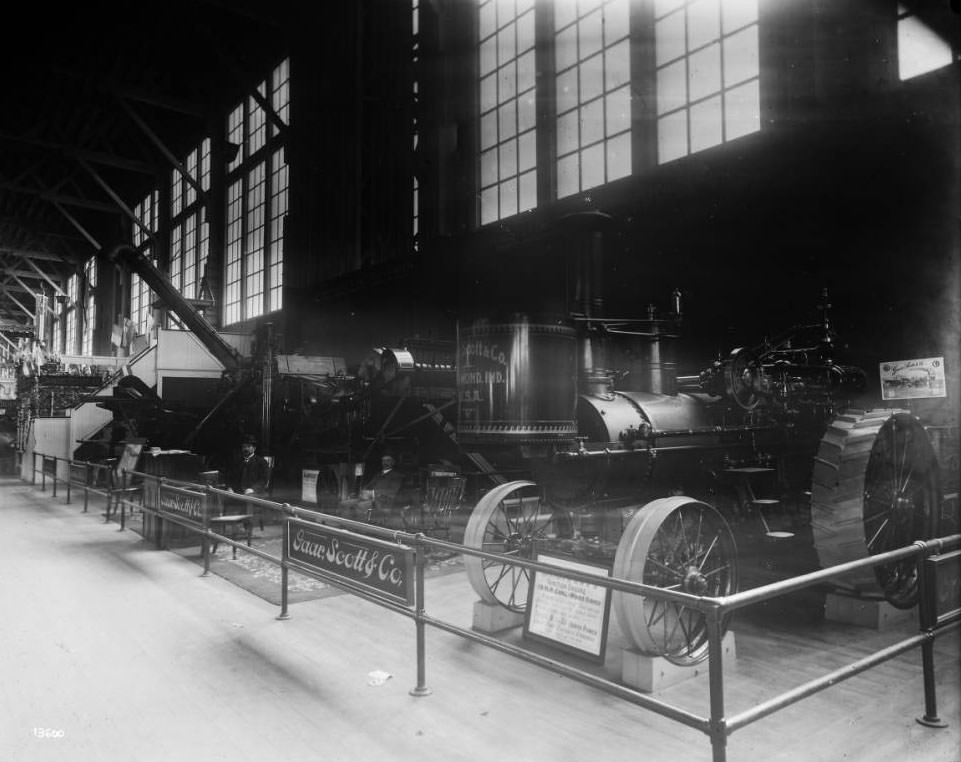 #204 Gaar, Scott & Company exhibit in the Palace of Agriculture, 1904
