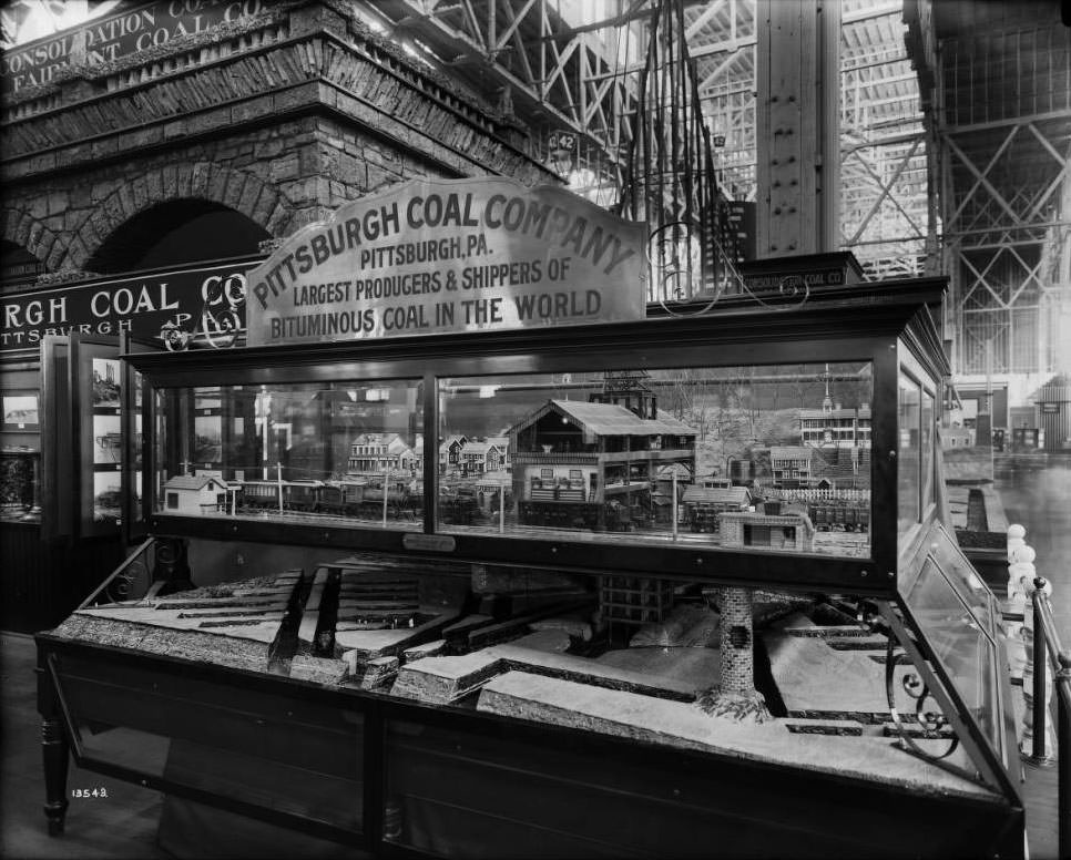 #212 Pittsburgh Coal Company model in the Palace of Mines and Metallurgy, 1904