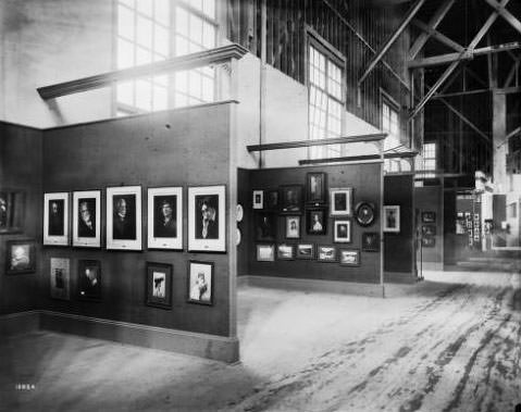#100 Exhibit of German photography in the Palace of Liberal Arts, 1904