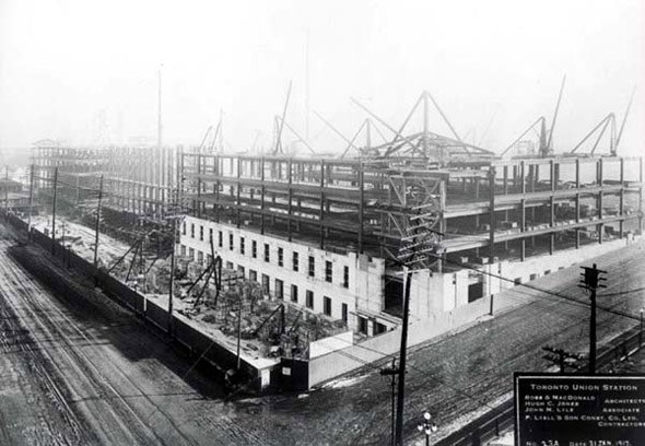 #17 Union Station construction, 1910s