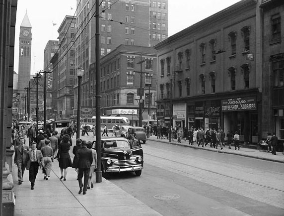 #132 North up Bay from Adelaide, 1940s