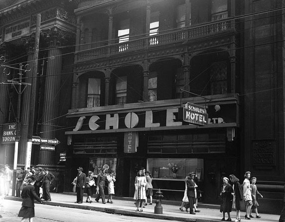 #119 The Scholes Hotel on Yonge St., 1940s