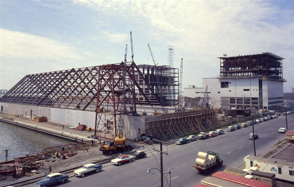 #156 Red Path Sugar factory being built, 1950s