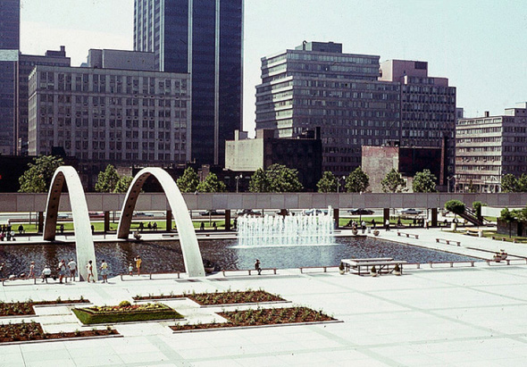 #60 Nathan Phillips Square looking south 1966,