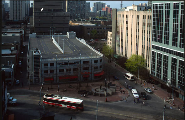 #14 Now lost public art on Dundas at Yonge before the creation of Yonge-Dundas Square.1990s