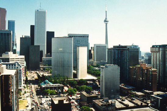 #64 Down Bay to City Hall and the Financial District.1990s