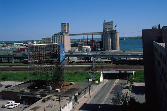 #15 Silos on the waterfront from Parliament.1990s