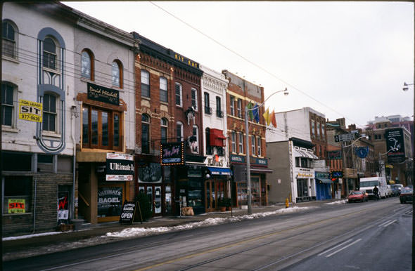 #13 Restaurant row on King West.1990s