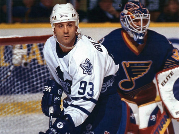 #74 Doug Gilmour as a Maple Leaf,1990s