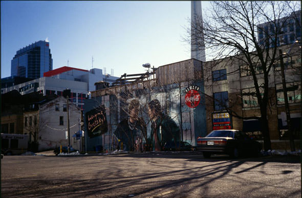 #63 Mural on the side of Wayne Gretzky’s sports bar.1990s