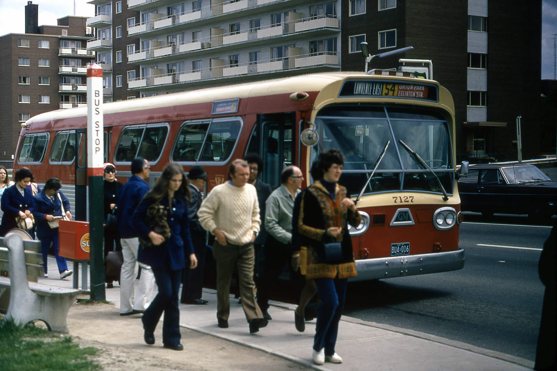 #84 Lawrence Avenue East & Don Mills Road, 1973