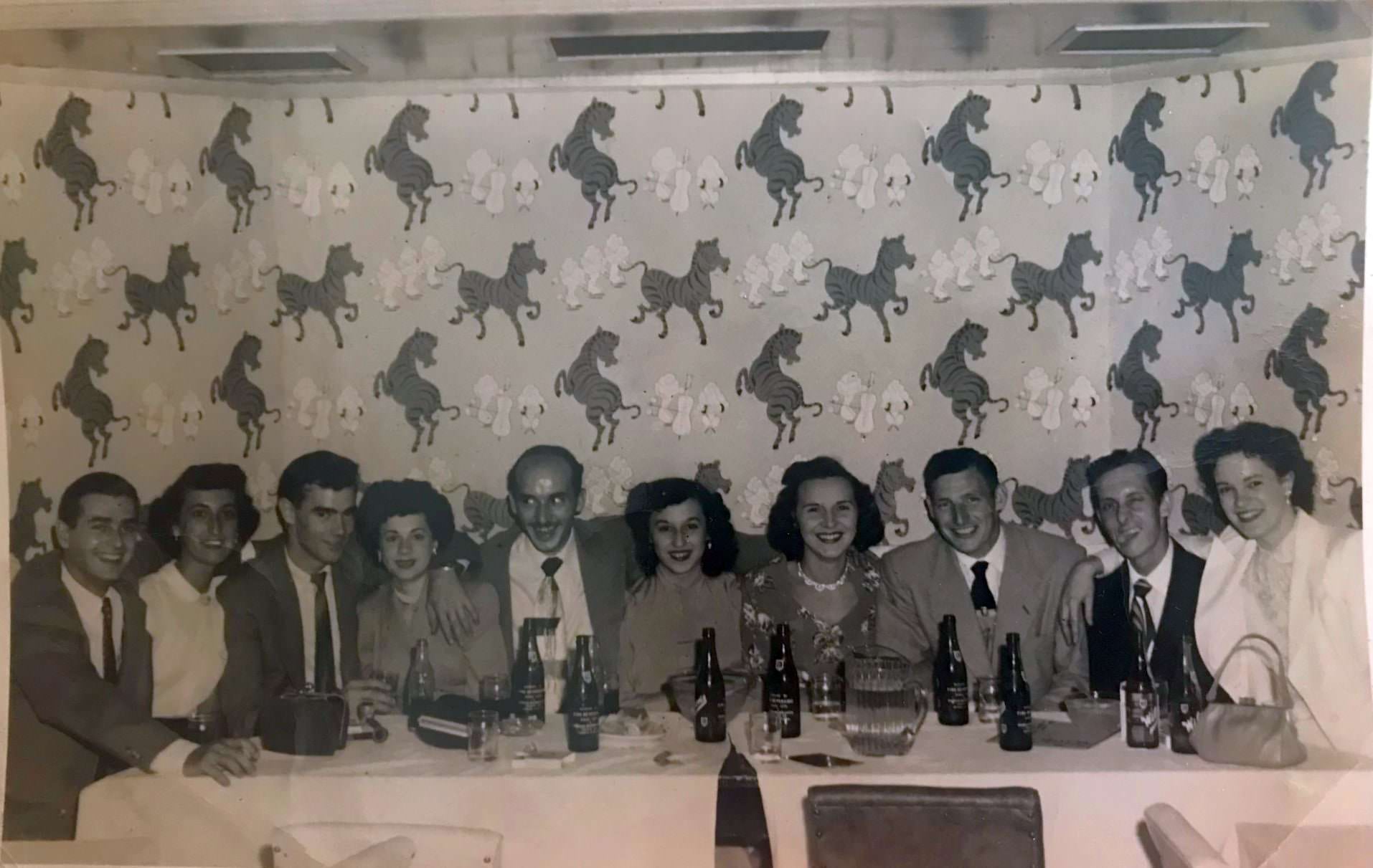 #151 People at the Edgewater Hotel, 1940s