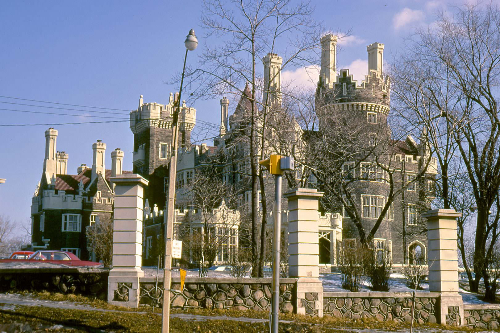 #152 Another photo of Casa Loma, captured by my father in March 1970.