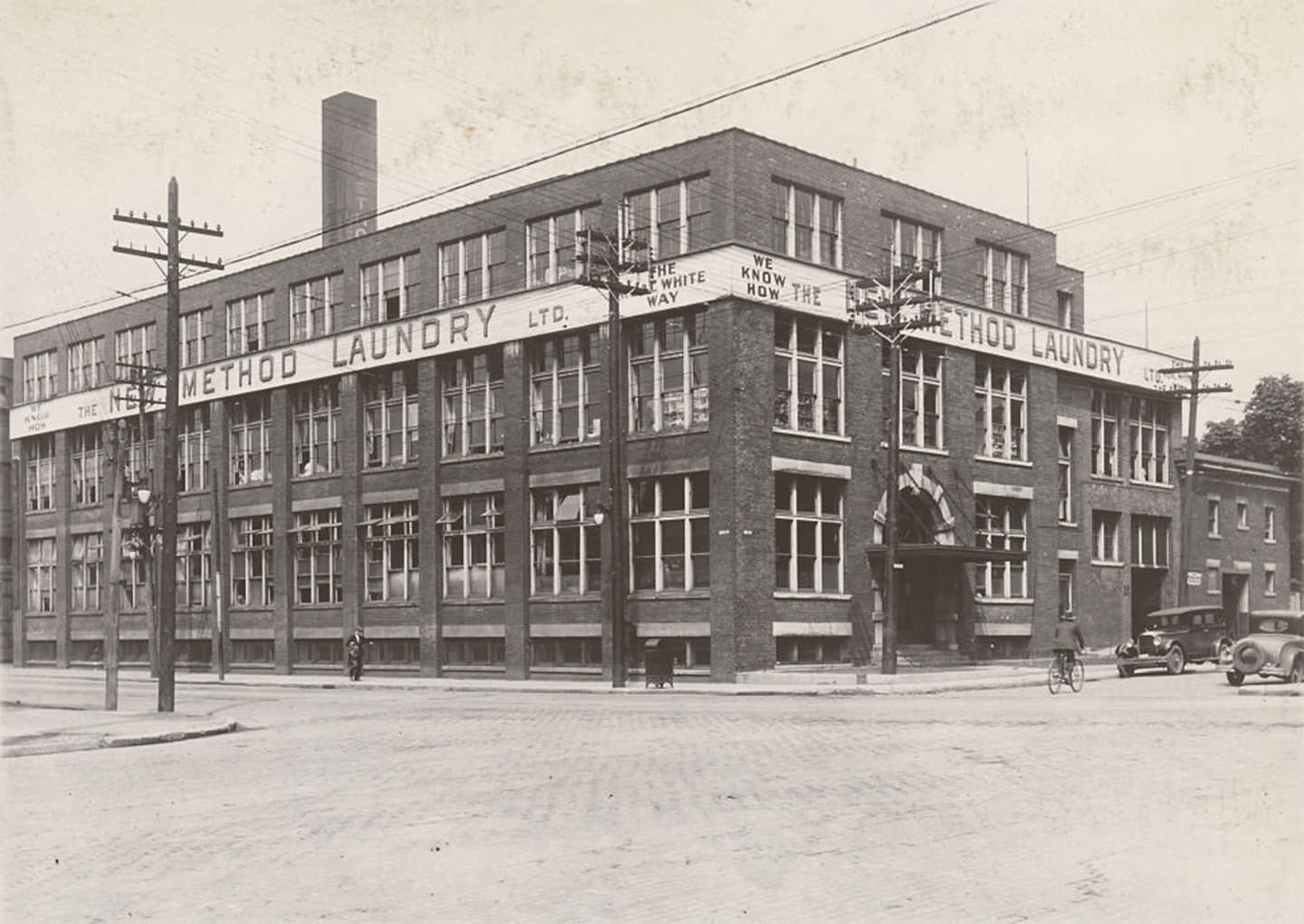 #107 New Method Laundry Company Limited building, northwest corner of Queen St. E. and River St., 1929