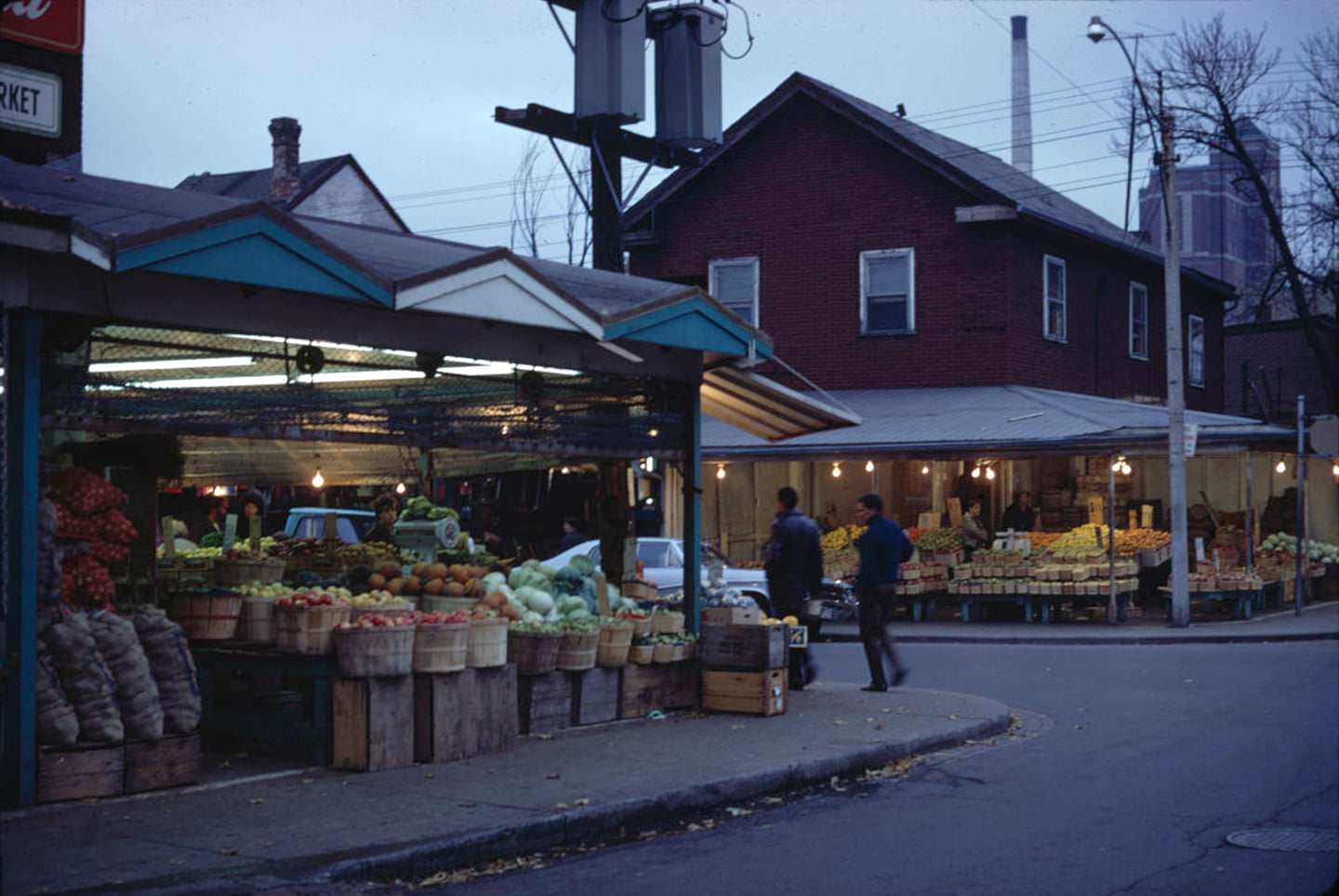 #166 View looking south west from Nassau St. to Augusta Ave., 1970s